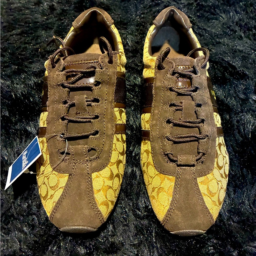 Coach Womens Remonna Low Top Lace Up Sneakers Size 8